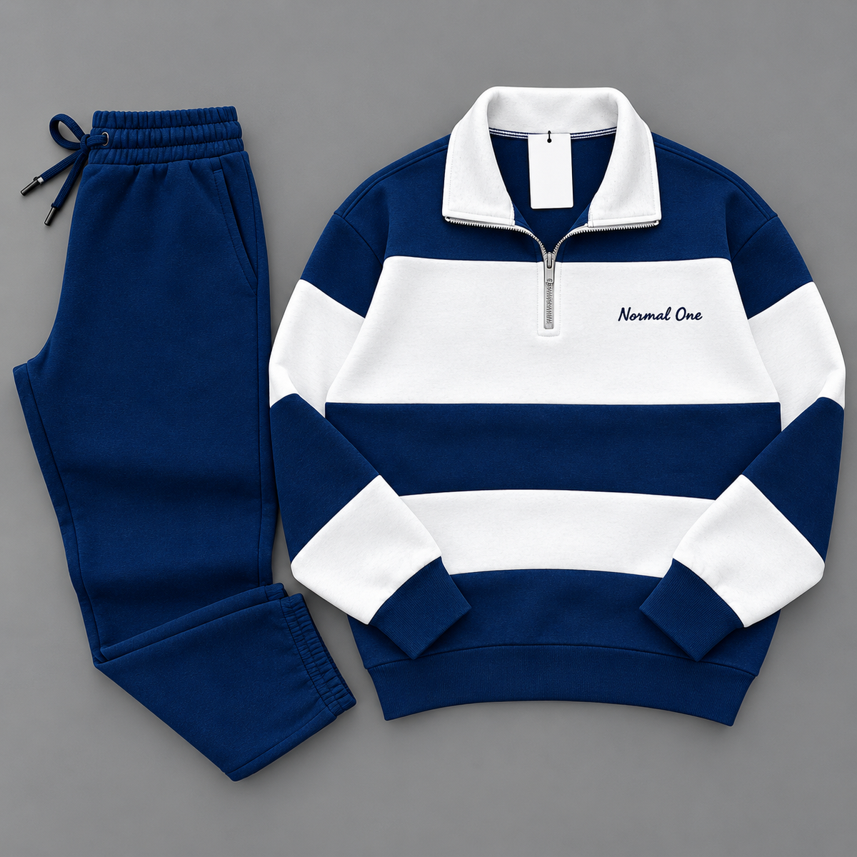 Men's Panel Quarter Zip.