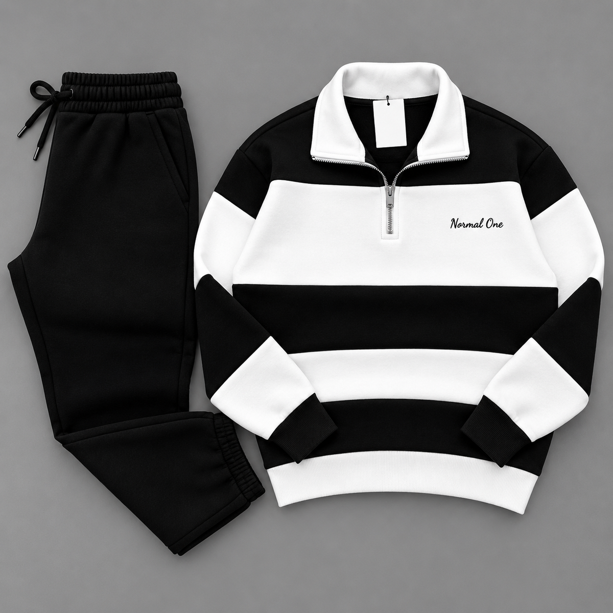 Men's Panel Quarter Zip.